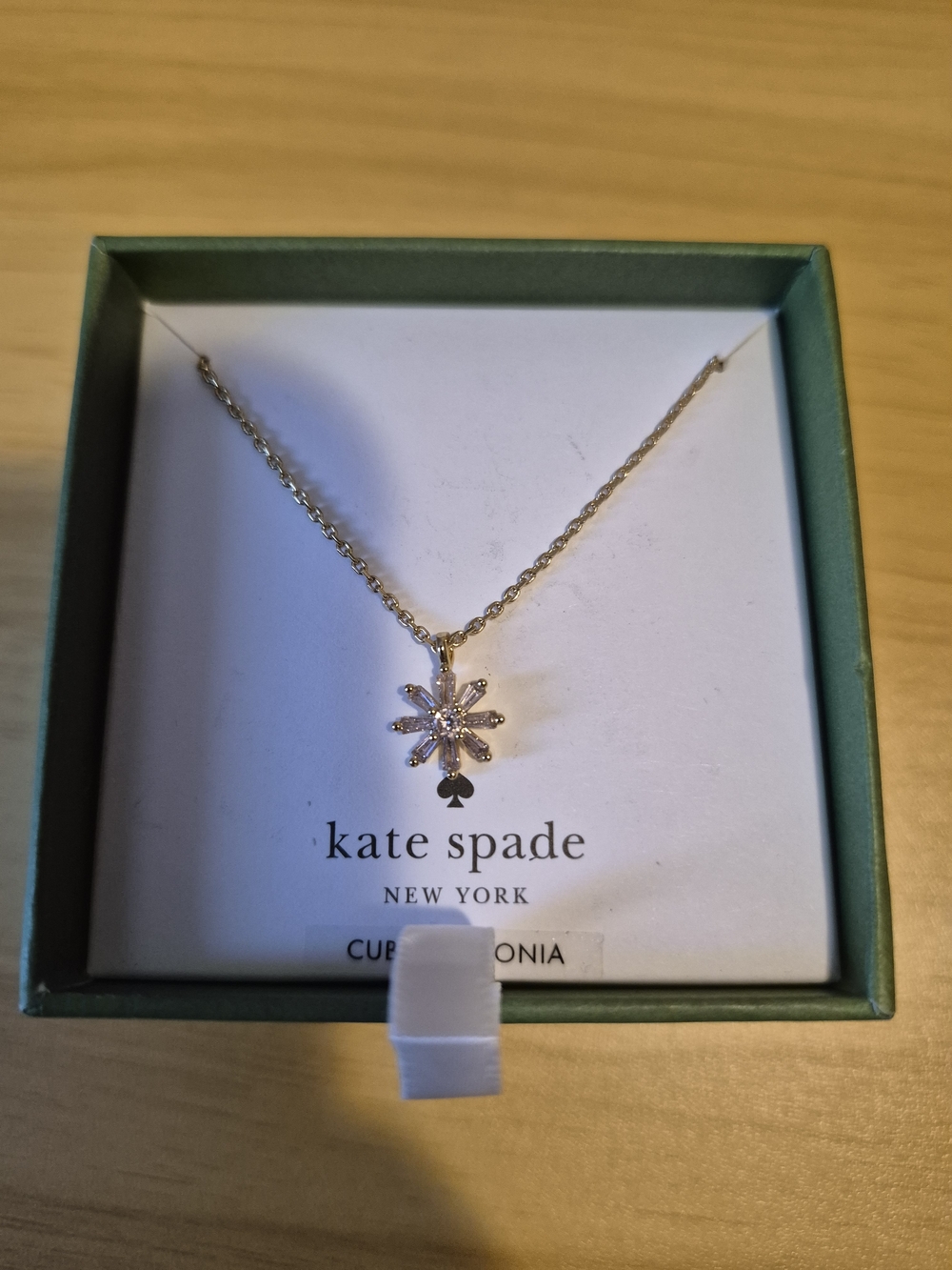 Kate Spade Pink Mini Flower Pendant Necklace